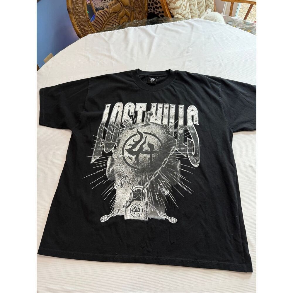Lost Hills Head Chain Black Graphic T-Shirt Size XL